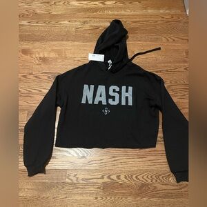NWT Nash Collection cropped hoodie